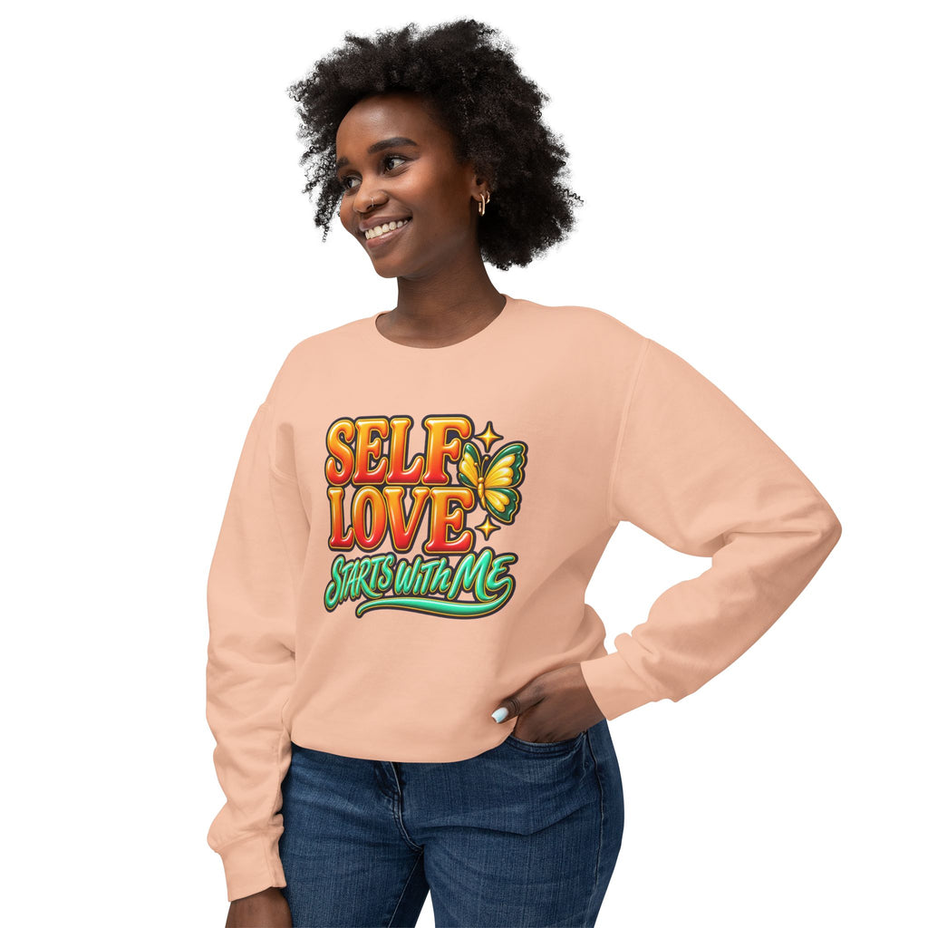Self Love Starts With Me Crewneck Sweatshirt