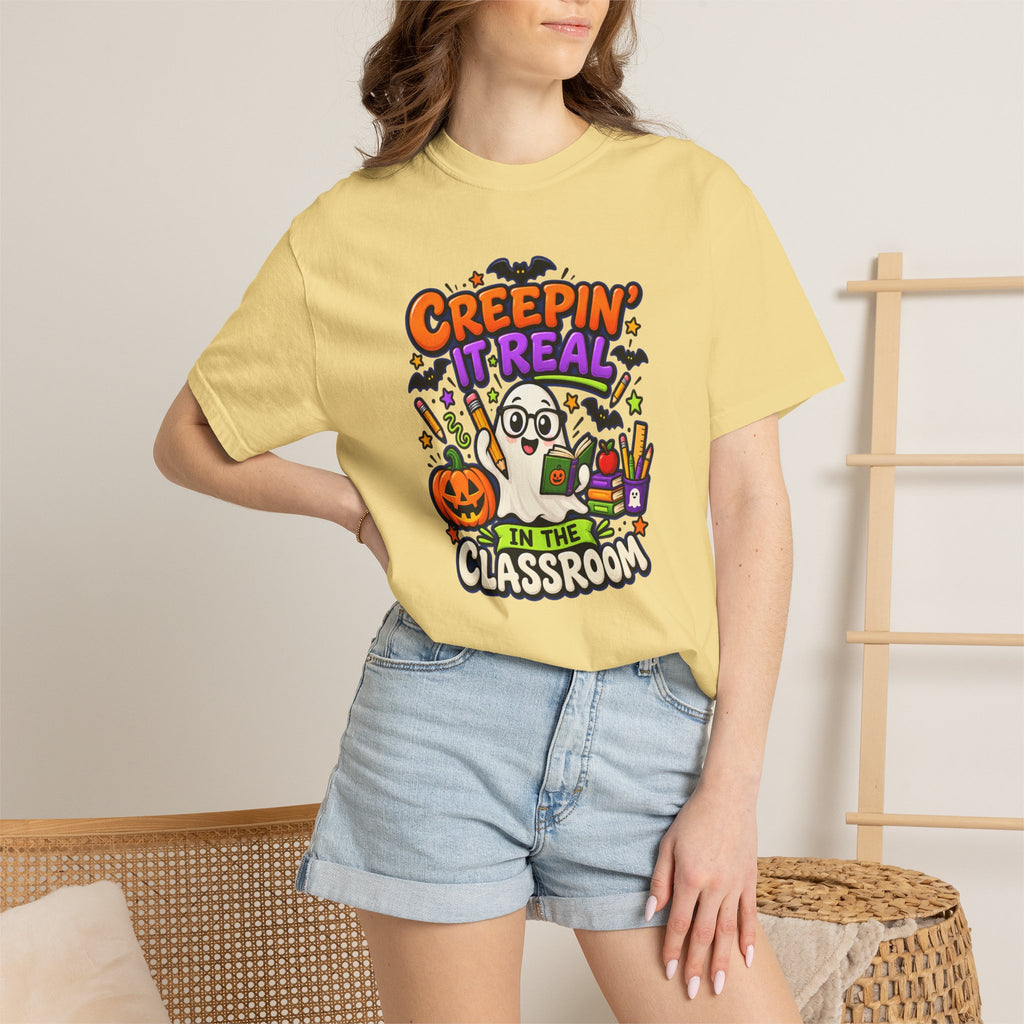 Creepin' It Real in the Classroom Halloween T-Shirt