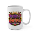 I Am Worthy Powerful and Blessed Mug - Inspirational Coffee Cup - Affirmation Gift for Women, Self Love, Confidence and Encouragement