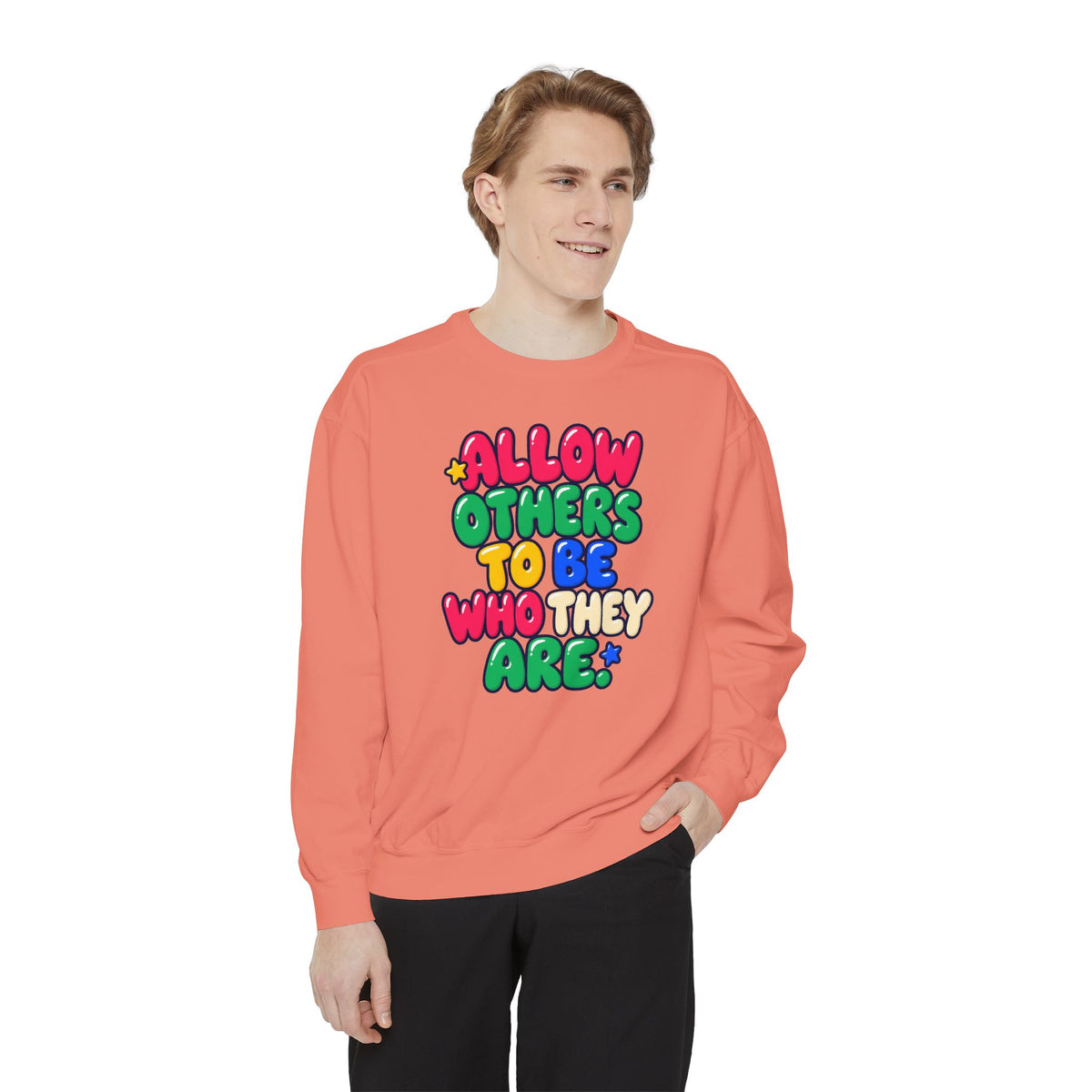 Allow Others to Be Who They Are Sweatshirt | Kindness & Acceptance Crewneck 🌼💛