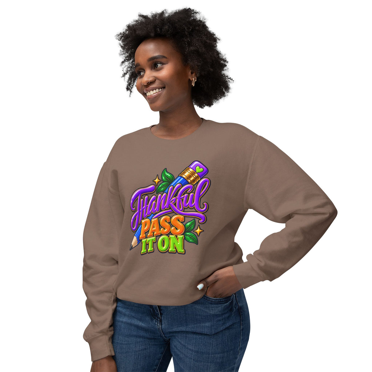 Thankful "Pass It On" Crewneck Sweatshirt