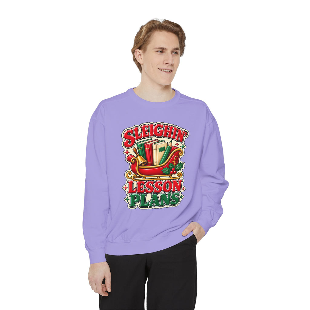 Sleighin’ Lesson Plans Christmas Teacher Sweatshirt