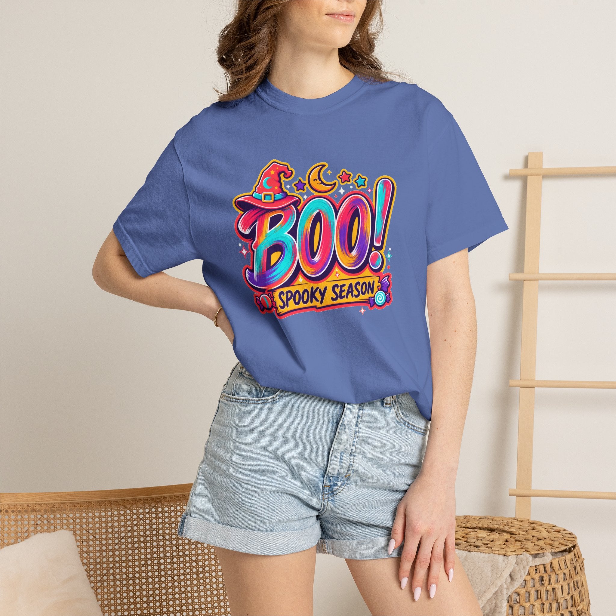 BOO! Spooky Season Heavyweight Tee 🎃✨