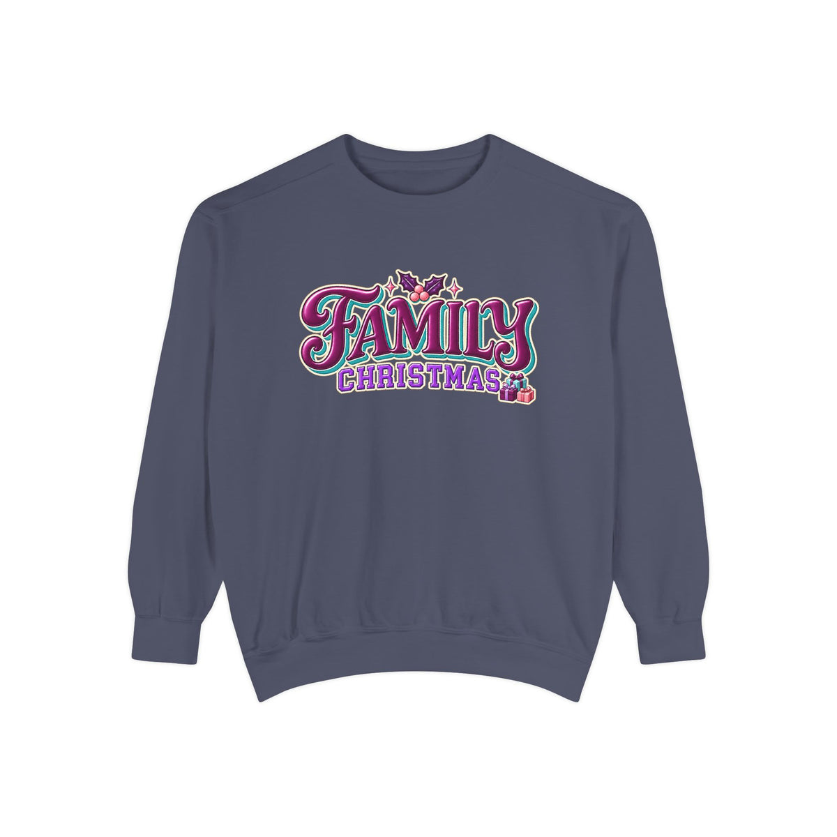 Family Christmas Retro Holiday Sweatshirt