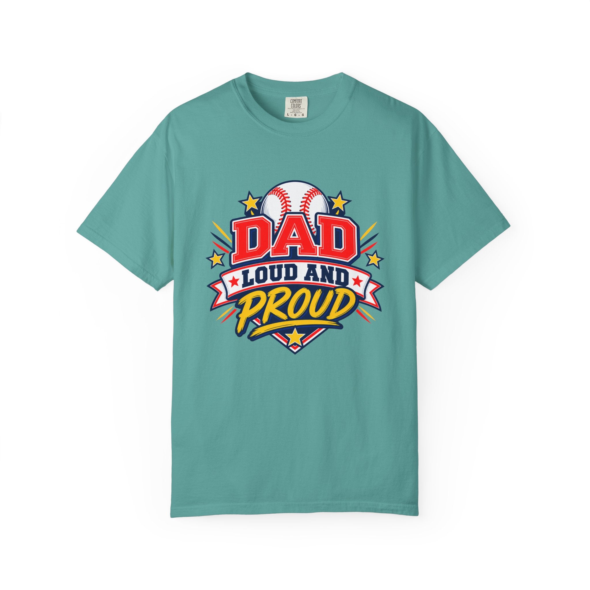 Baseball Dad Loud and Proud Comfort Colors® Tee ⚾️⭐