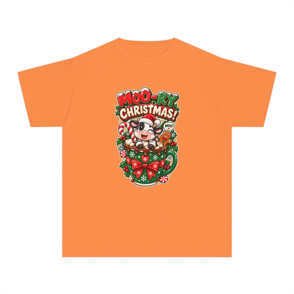 MOO-RY Christmas Youth Tee