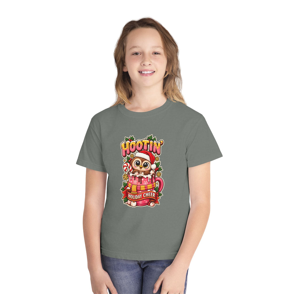 Hootin’ Christmas Cheer Youth Tee