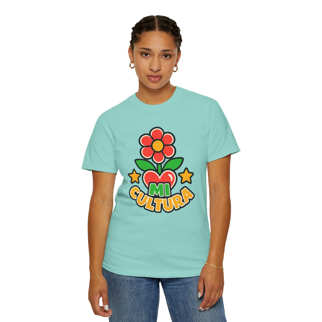Mi Cultura Latino Heritage Heavyweight Tee 🌺❤️