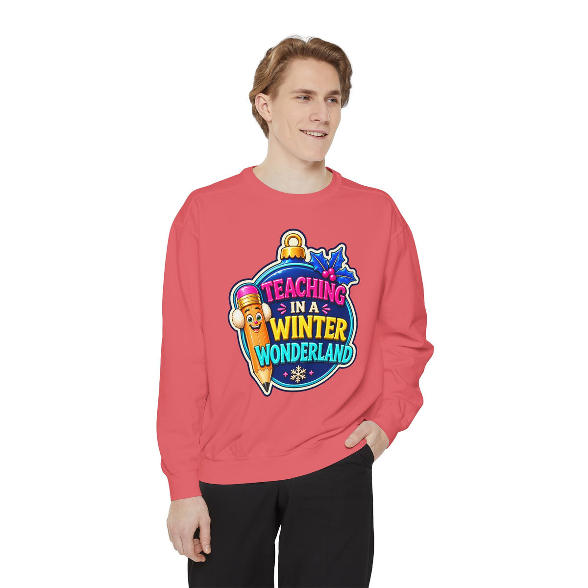 Teaching in a Winter Wonderland Christmas Sweatshirt