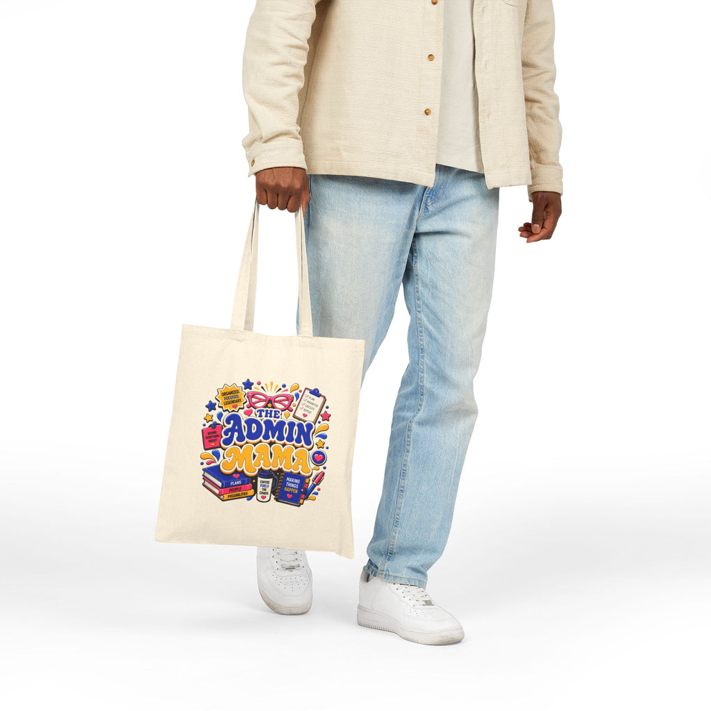 Admin Mama – Funny Office Administrator Gift - Canvas Tote Bag