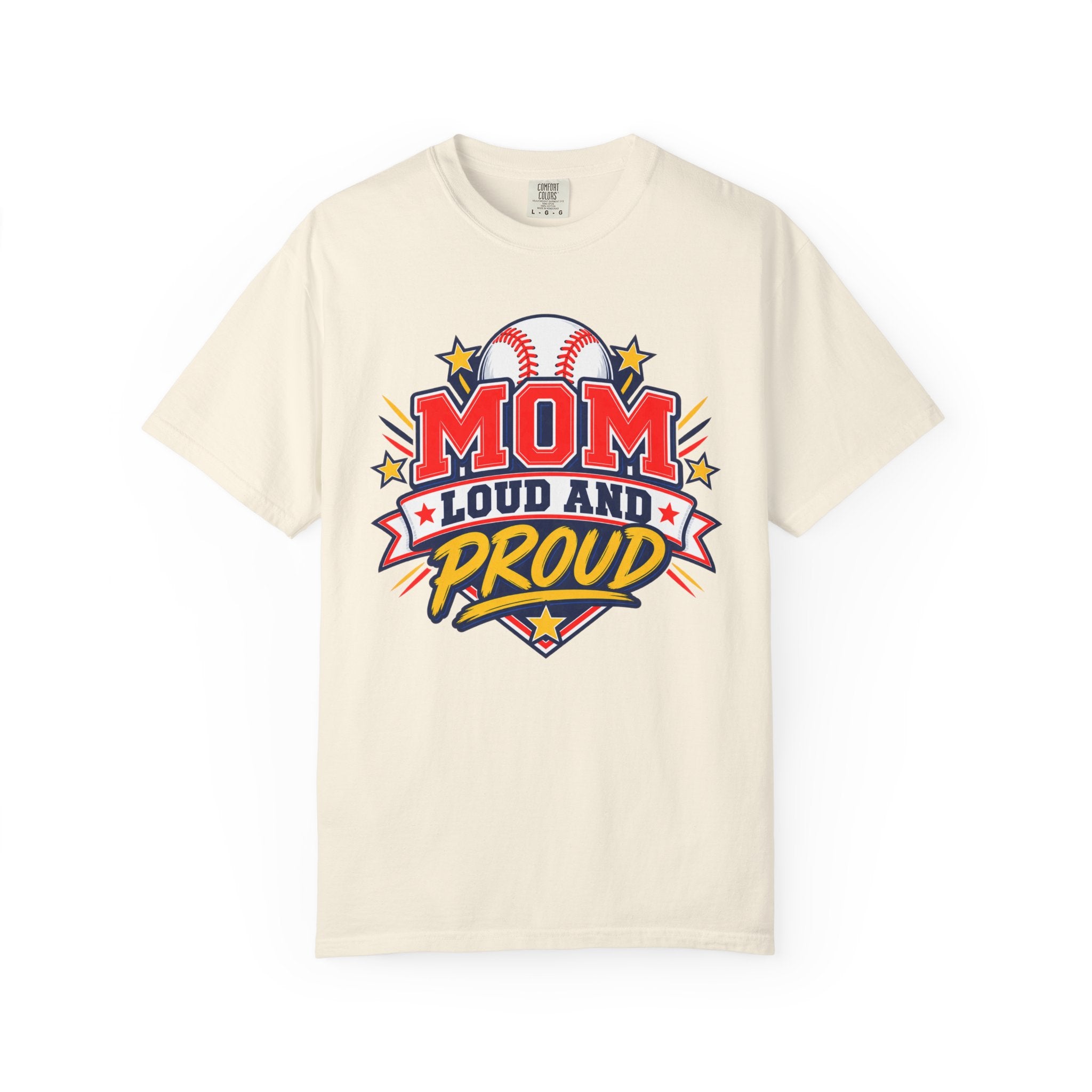 Baseball Mom Loud and Proud Comfort Colors® Tee ⚾️💙