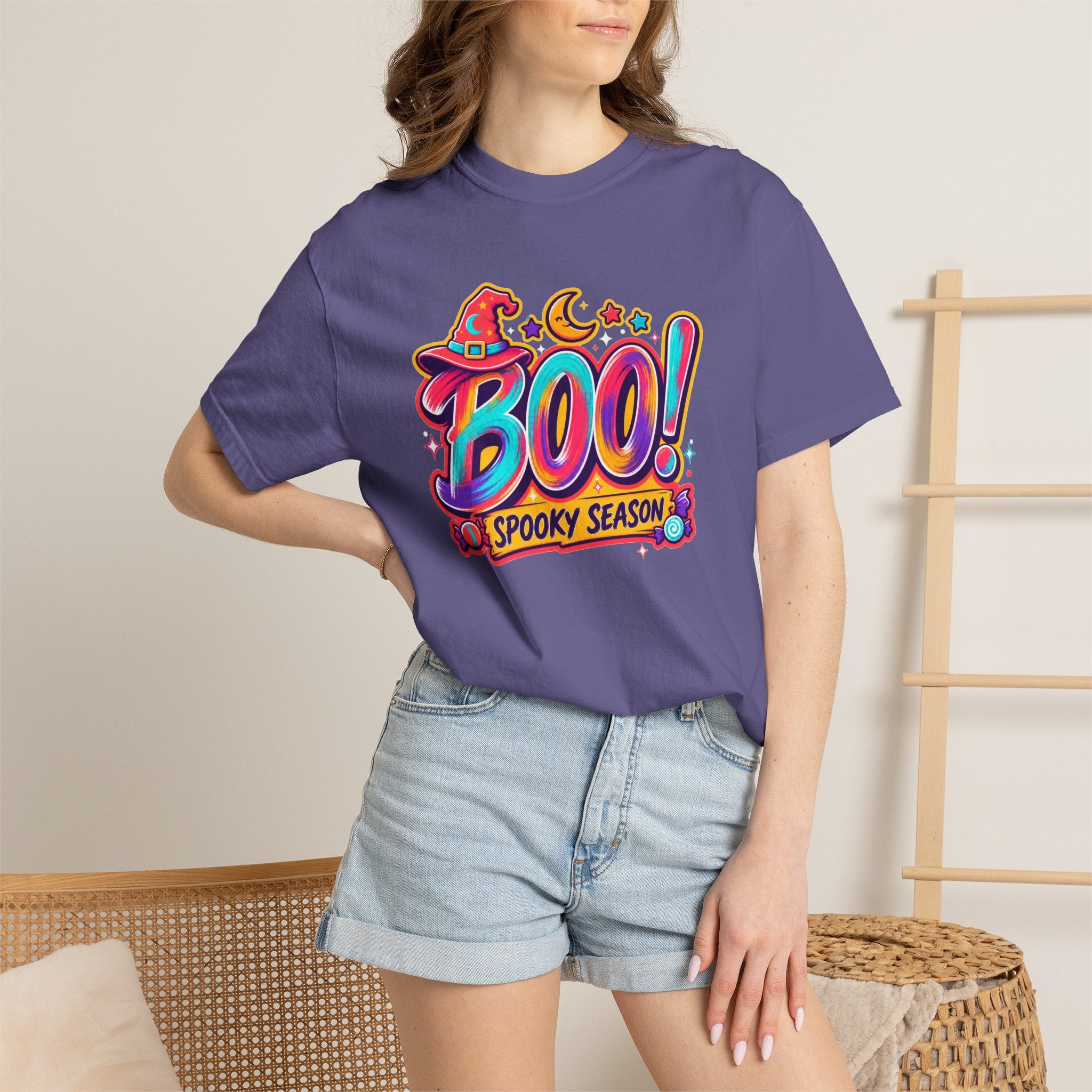 BOO! Spooky Season Heavyweight Tee 🎃✨