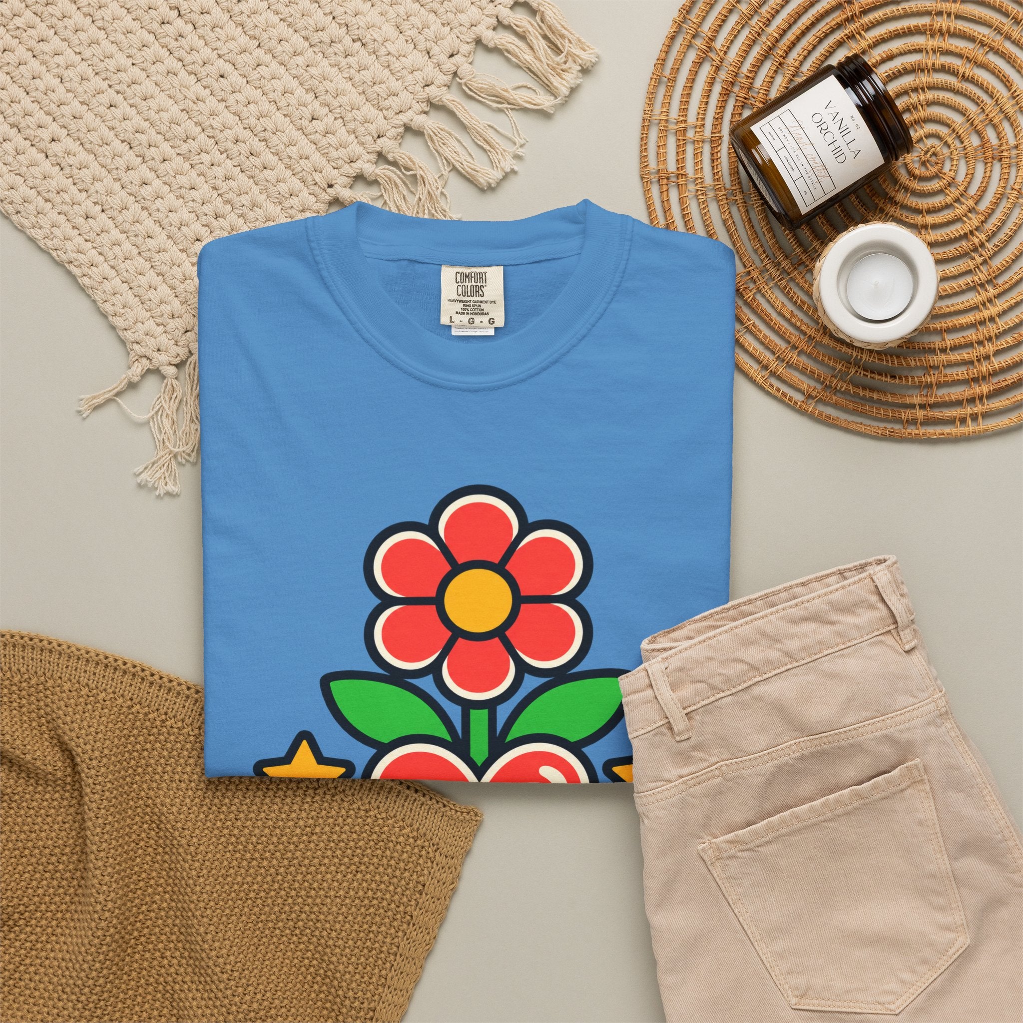 Mi Cultura Latino Heritage Heavyweight Tee 🌺❤️