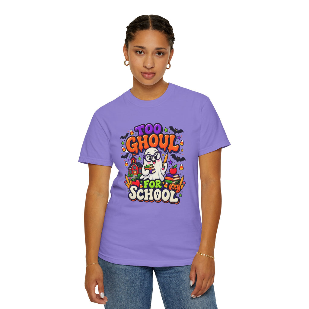 Too Ghoul for School T-Shirt — Cute Halloween Ghost Back-to-School Tee