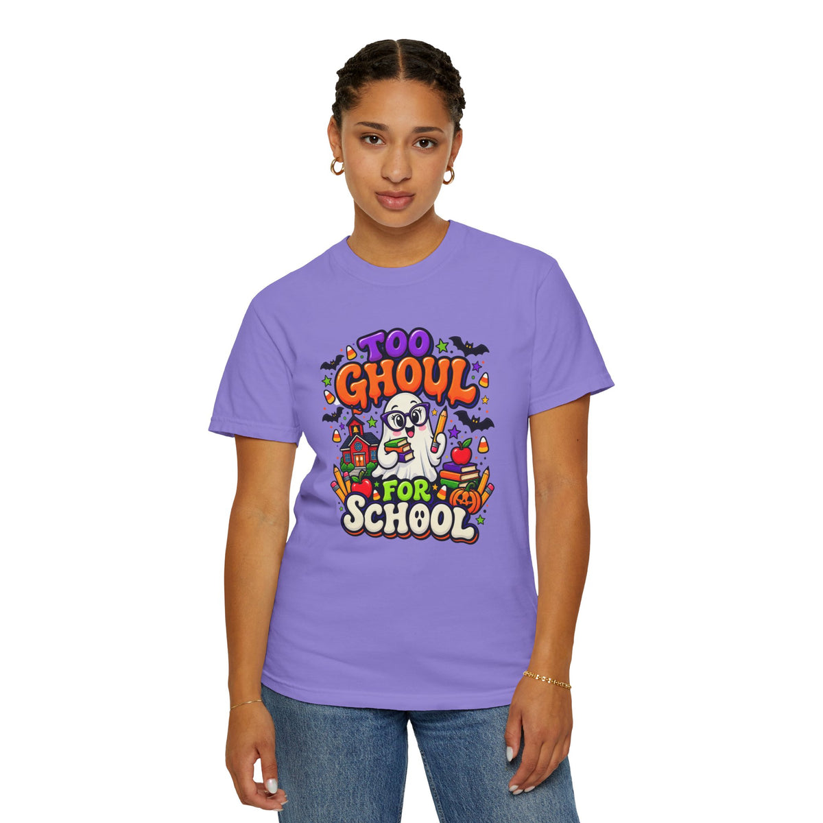 Too Ghoul for School T-Shirt — Cute Halloween Ghost Back-to-School Tee