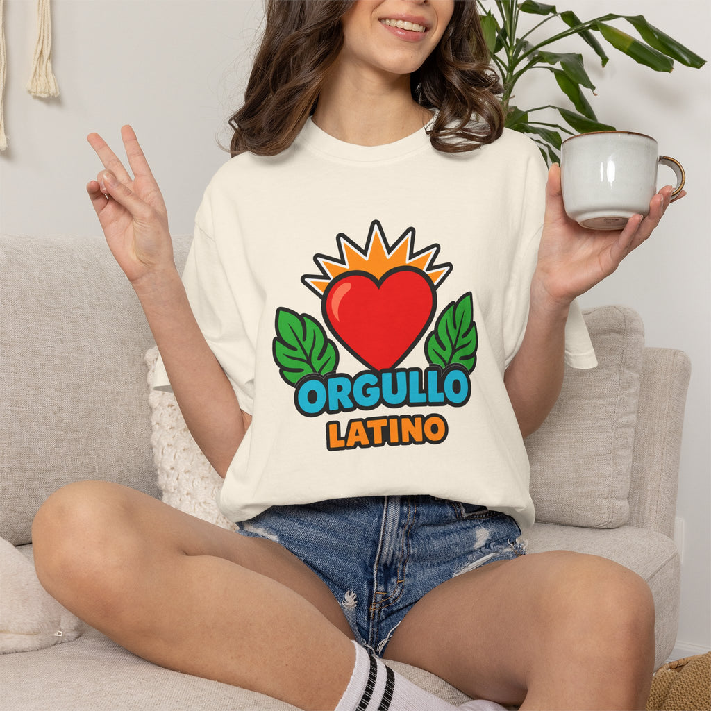 Orgullo Latino Heritage Heavyweight Tee ❤️🌿