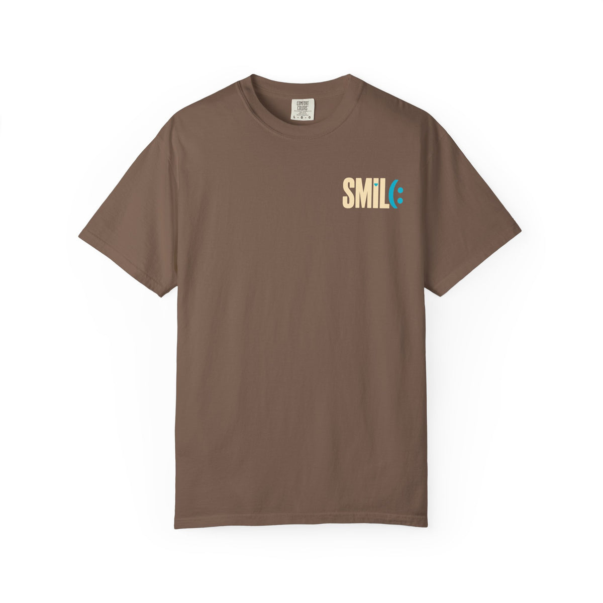 SMILE IT’S FREE! Front and Back Garment-Dyed Tee