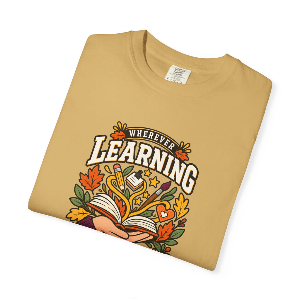 Wherever Learning Needs a Hand Teacher Heavyweight Tee 🍎📚