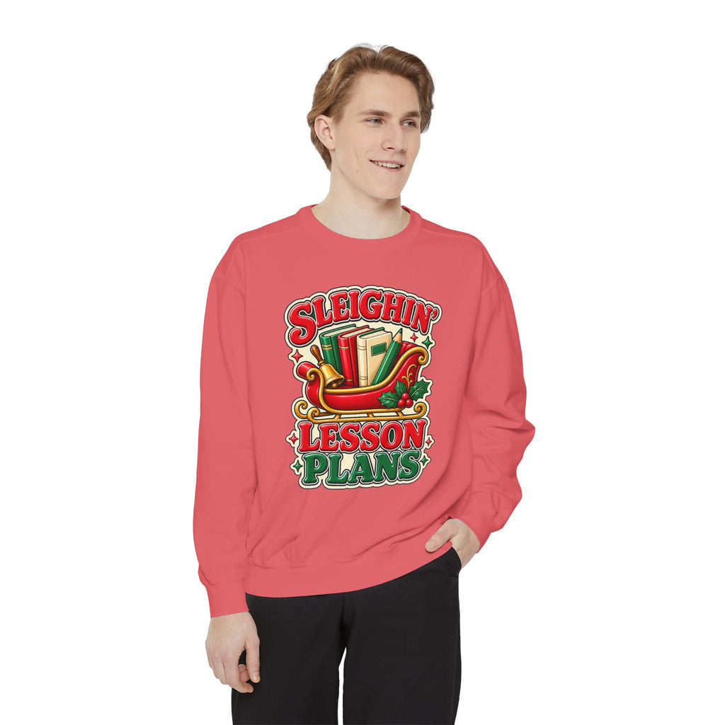 Sleighin’ Lesson Plans Christmas Teacher Sweatshirt