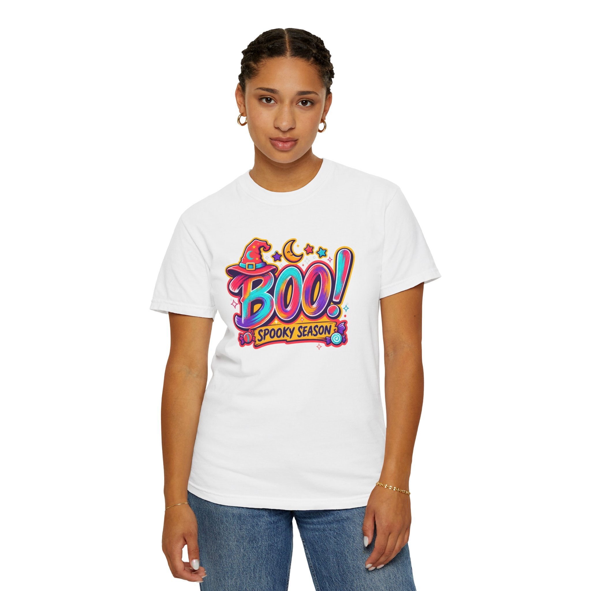 BOO! Spooky Season Heavyweight Tee 🎃✨