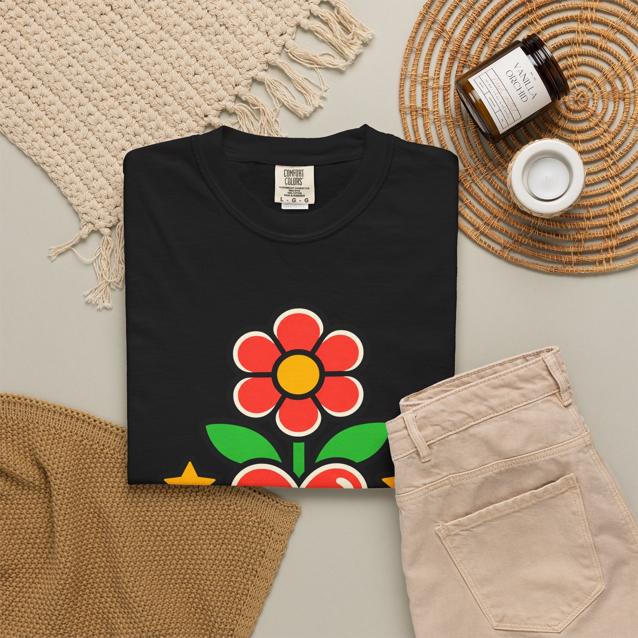 Mi Cultura Latino Heritage Heavyweight Tee 🌺❤️