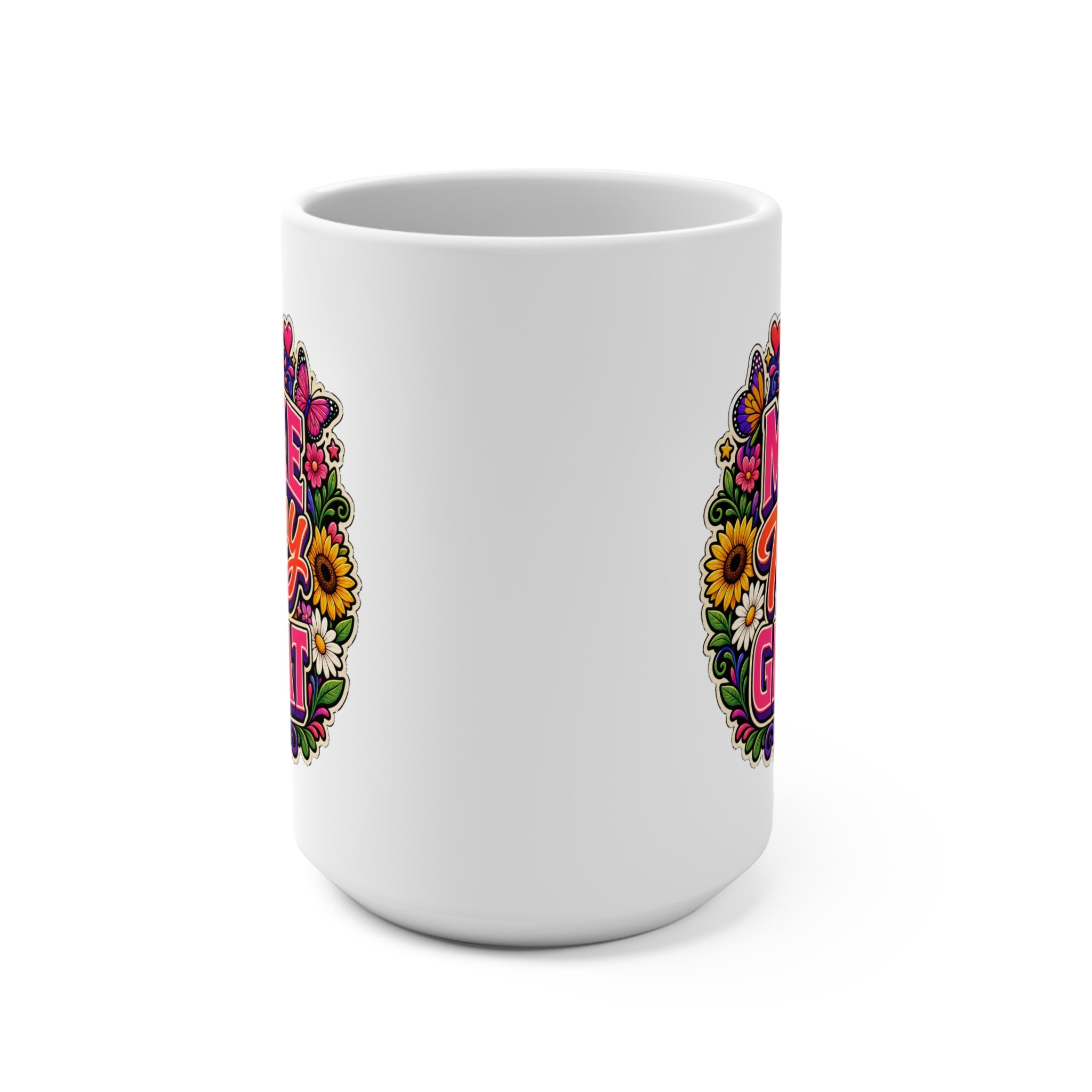 Make Today Great Mug - Inspirational Coffee Cup - Positive Motivation Gift for Women, Students, Coworkers and Goal Setters