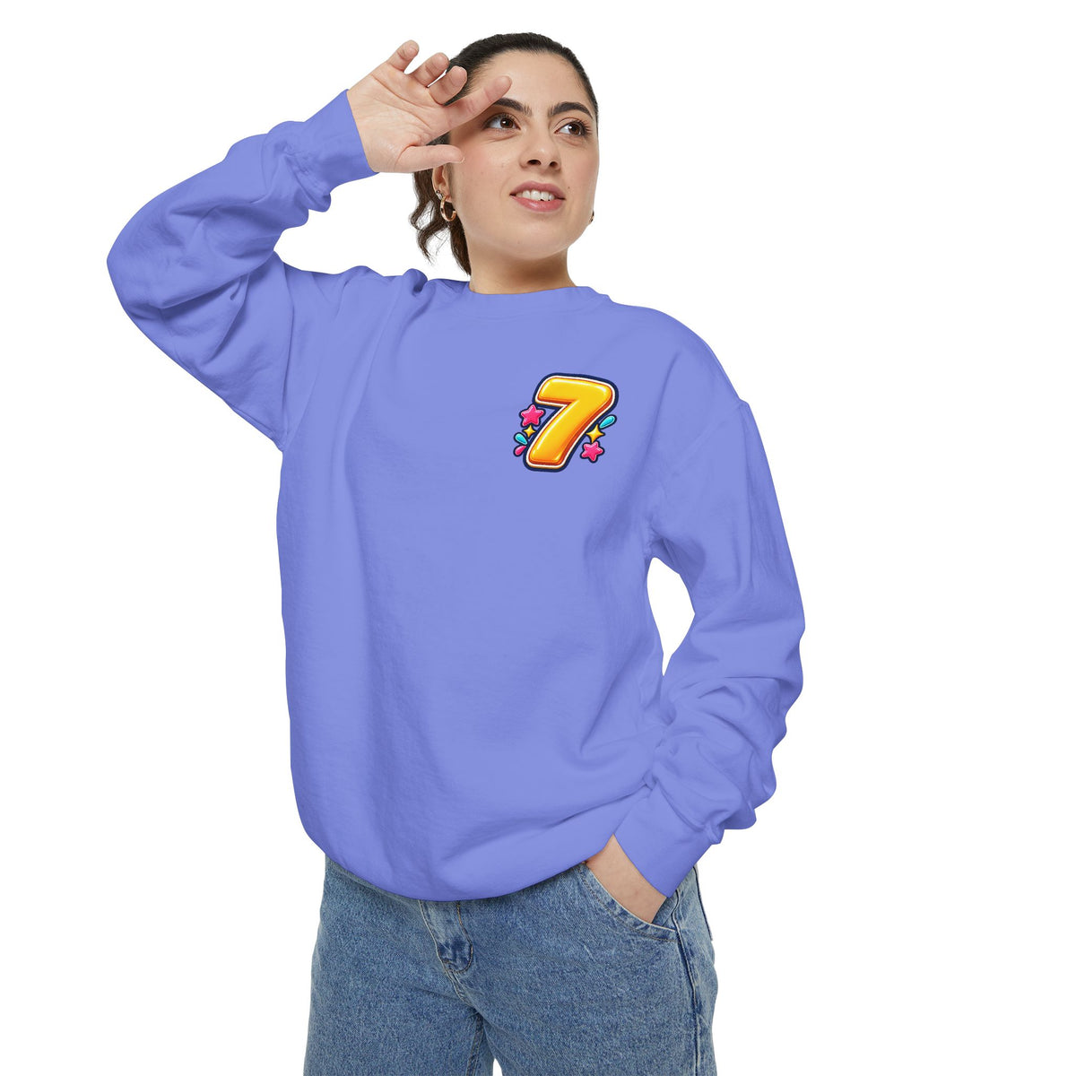 Seven Has “Even” in It, That’s Odd Sweatshirt | Funny Number 7 Crewneck 7️⃣🤔