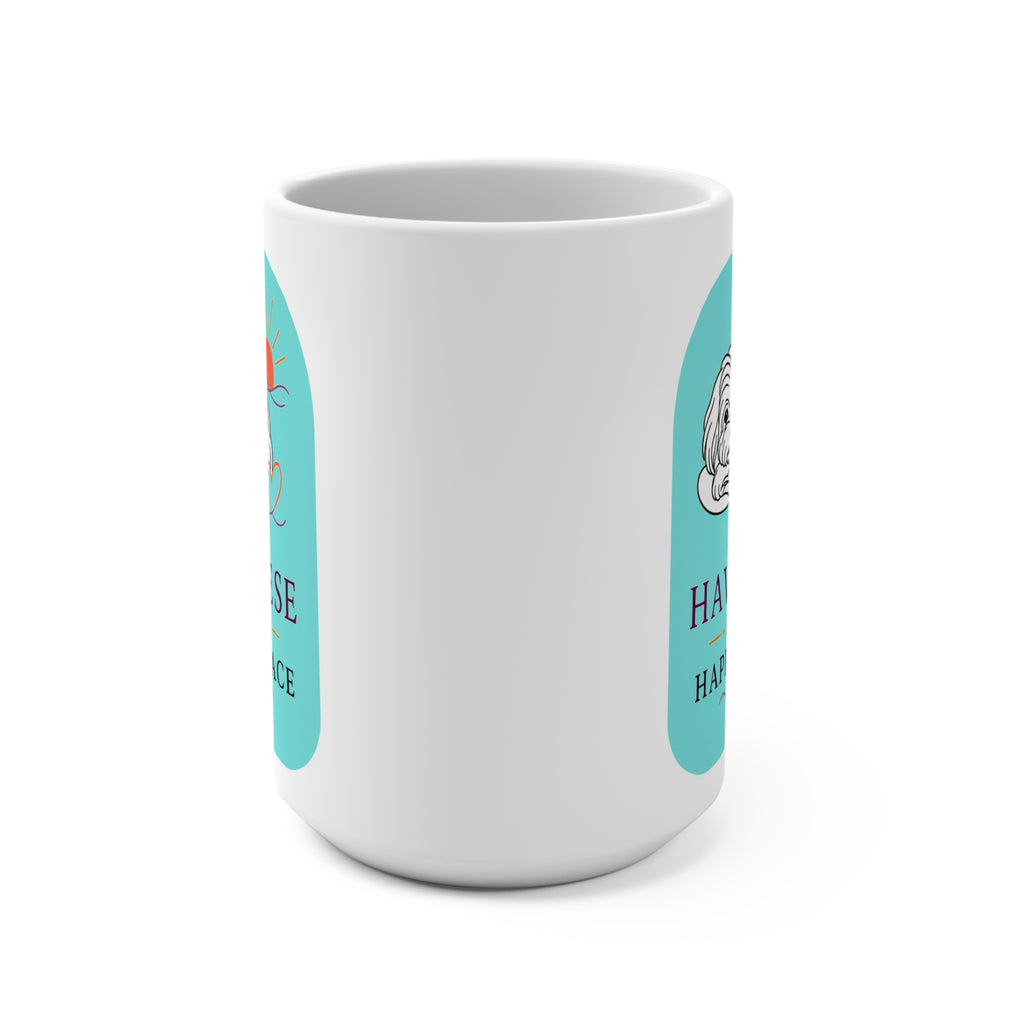 My Havanese Is My Happy Place Mug - Heartwarming Dog Lover Coffee Cup - Havanese Mom and Dad Gift