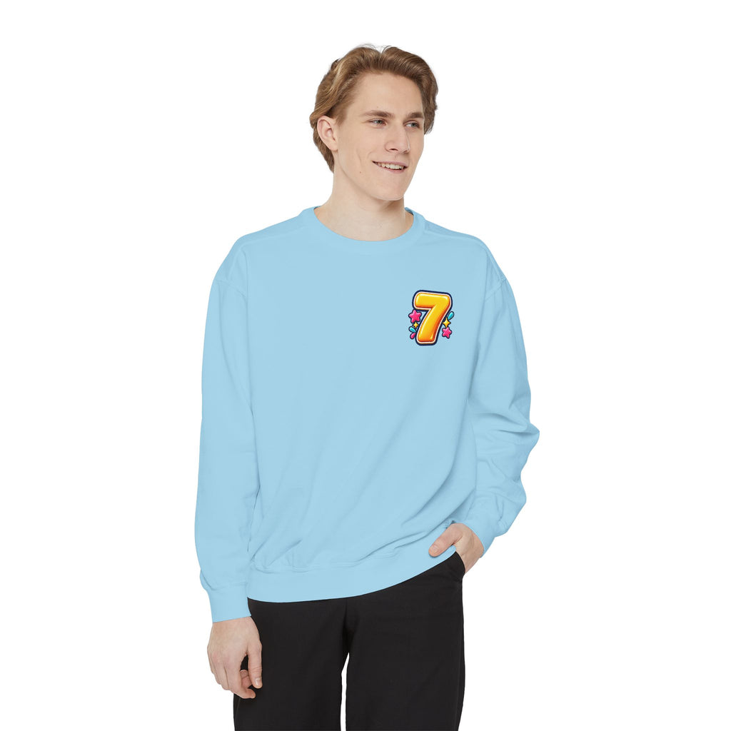 Seven Has “Even” in It, That’s Odd Sweatshirt | Funny Number 7 Crewneck 7️⃣🤔