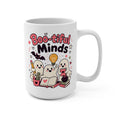 Boo-tiful Minds Mug - Cute Halloween Teacher Coffee Cup - Spooky School Gift for Teachers, Students, Book Lovers and Educators