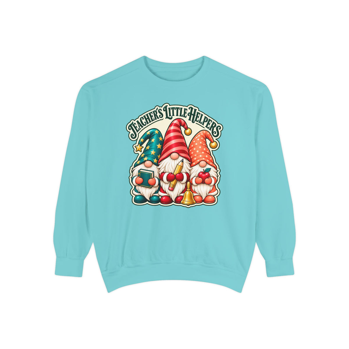 Teachers Little Helpers Gnome Christmas Sweatshirt
