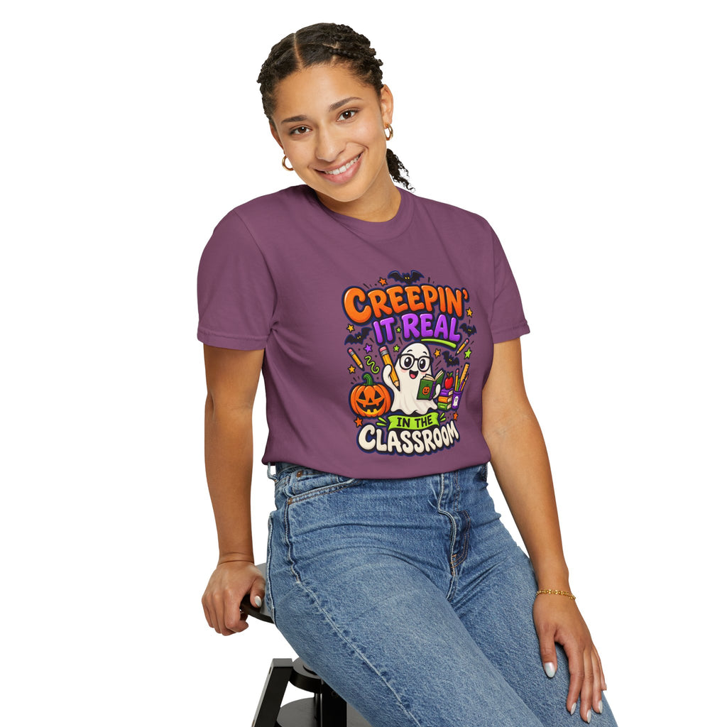 Creepin' It Real in the Classroom Halloween T-Shirt