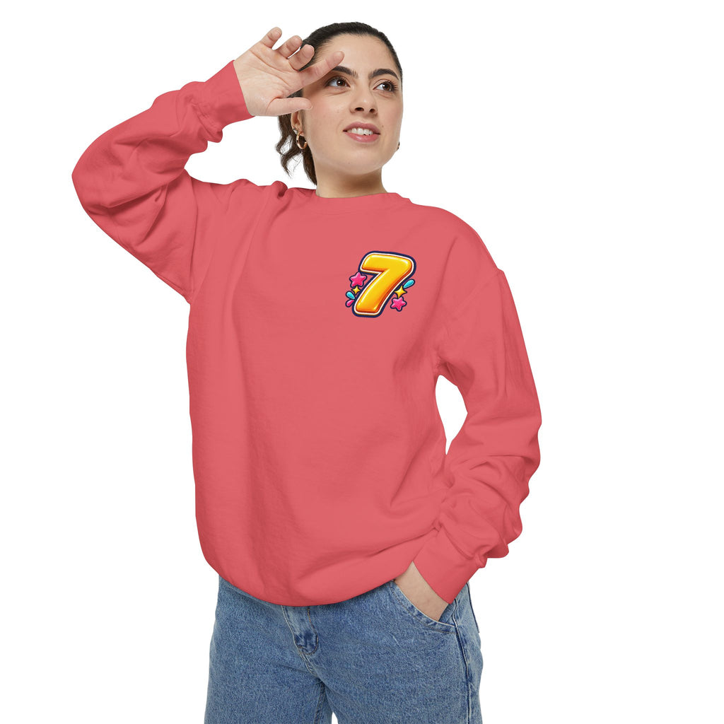 Seven Has “Even” in It, That’s Odd Sweatshirt | Funny Number 7 Crewneck 7️⃣🤔
