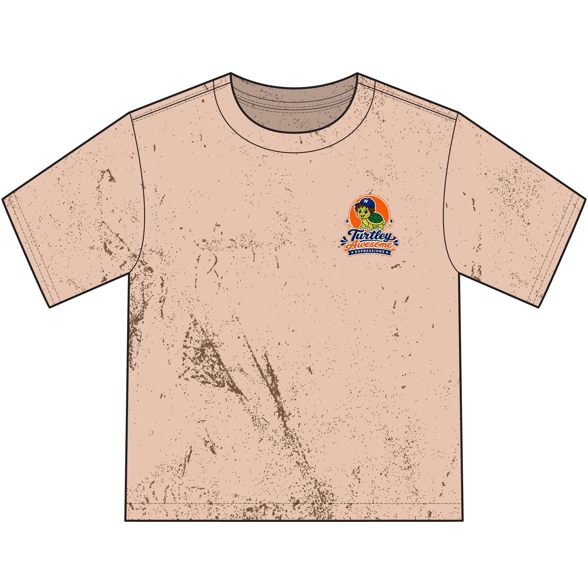 Turtley Awesome Distressed Youth Comfort Colors® Tee 🐢✨