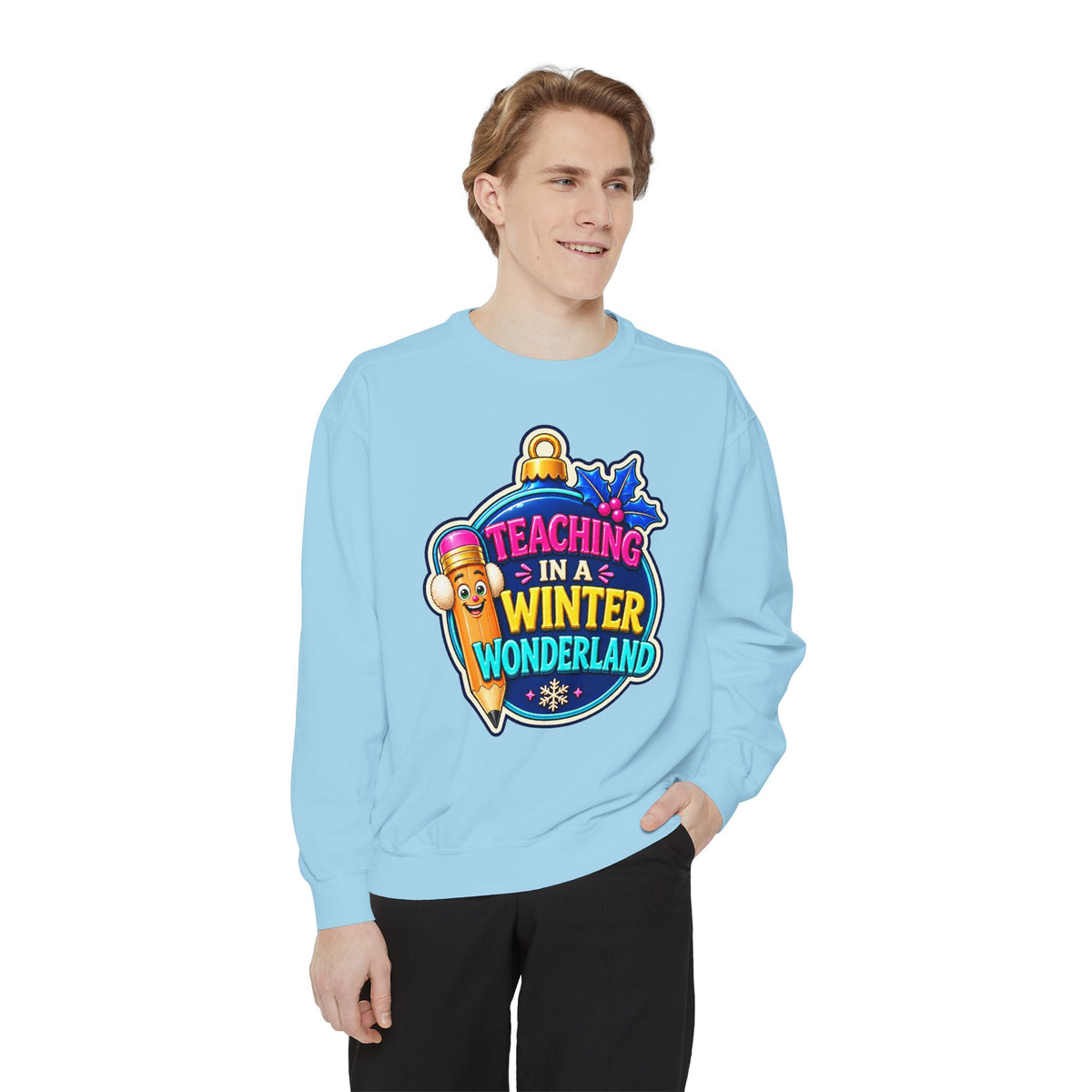 Teaching in a Winter Wonderland Christmas Sweatshirt