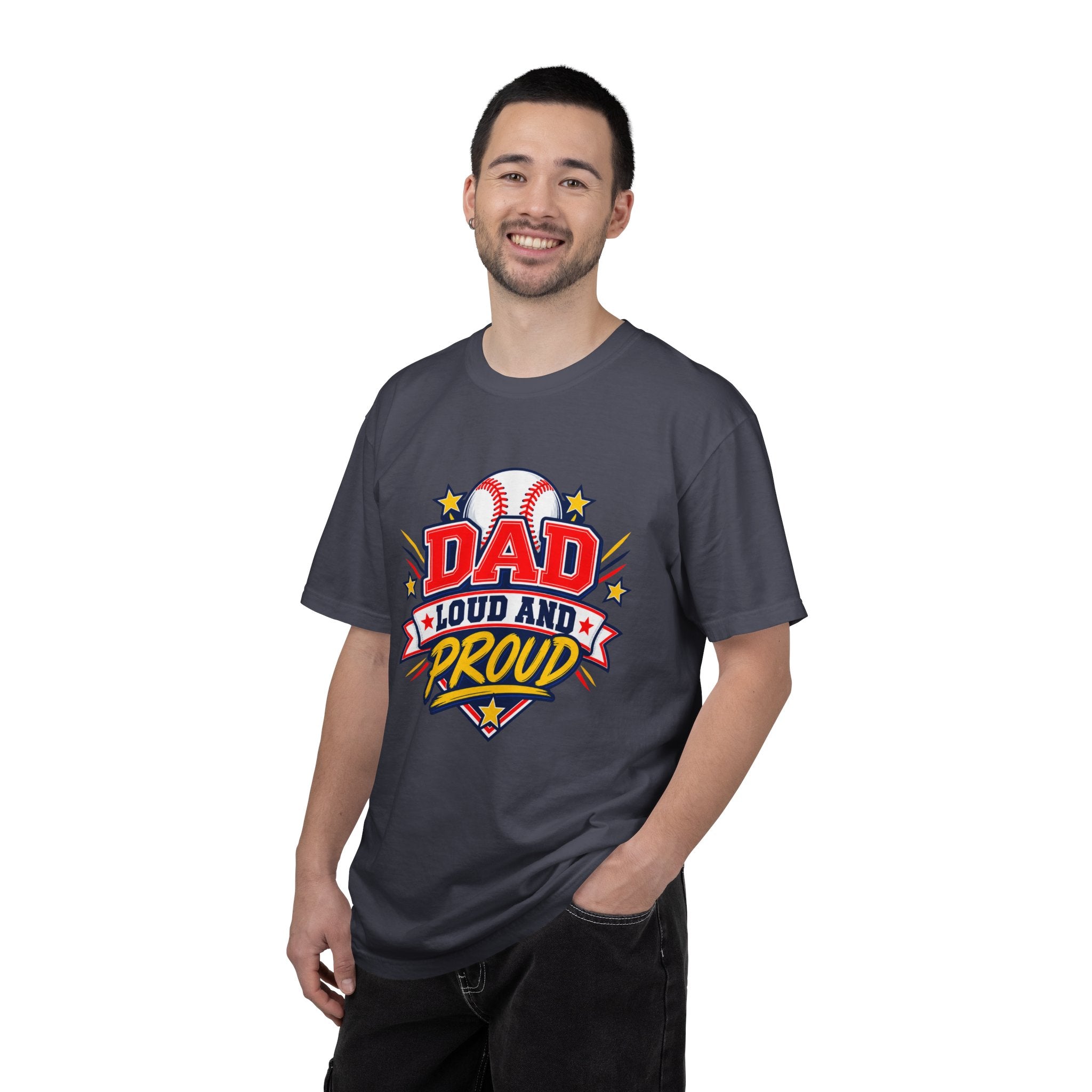 Baseball Dad Loud and Proud Comfort Colors® Tee ⚾️⭐