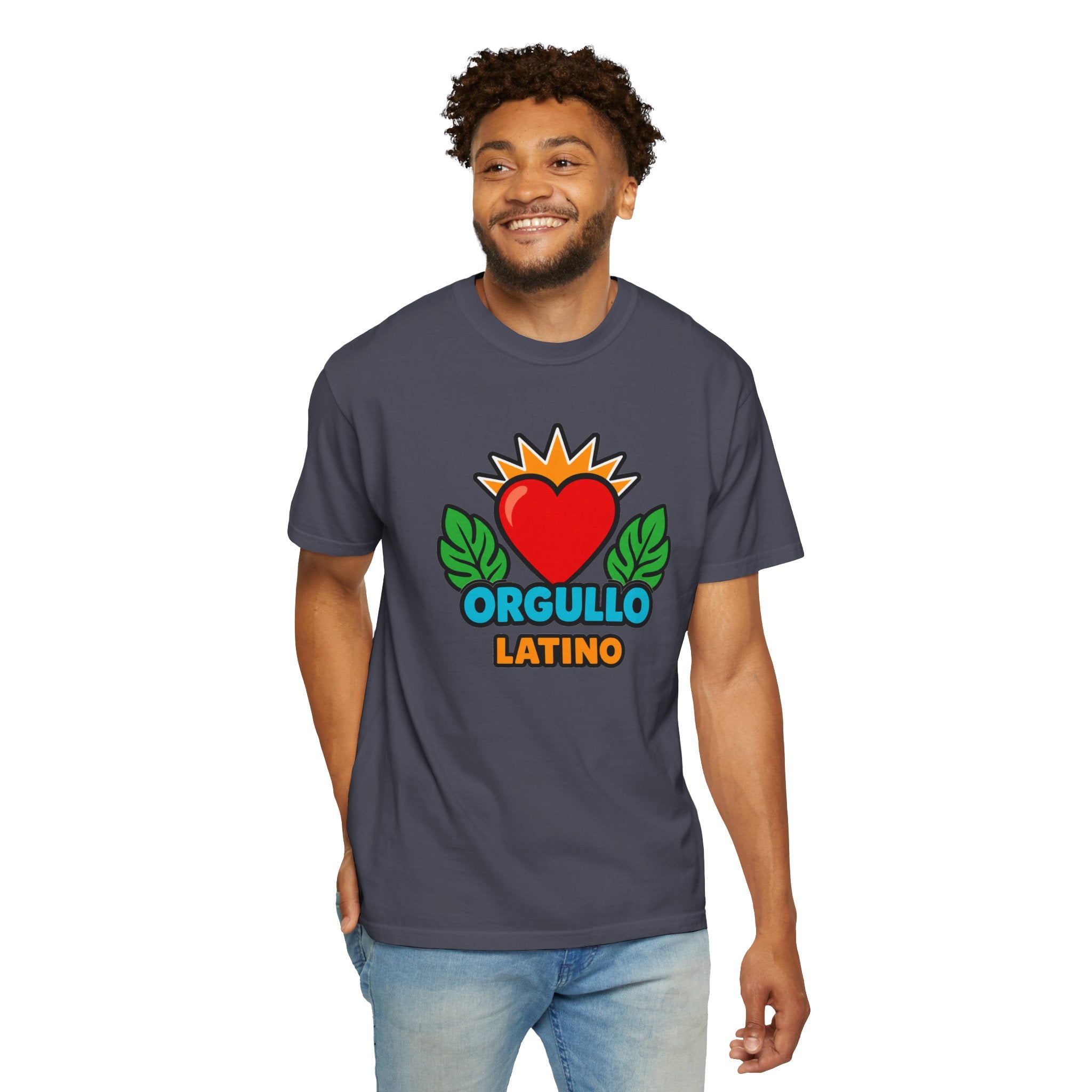Orgullo Latino Heritage Heavyweight Tee ❤️🌿