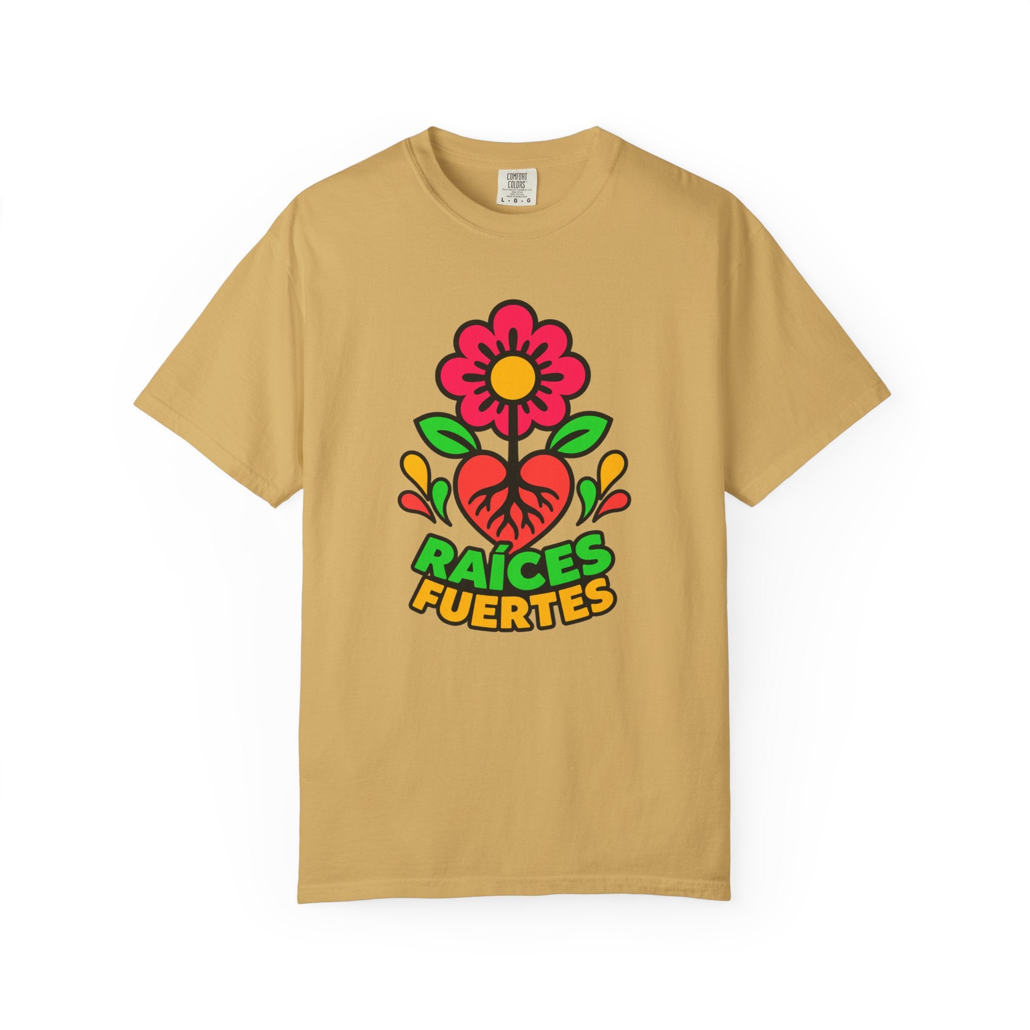 Raíces Fuertes Latino Heritage Heavyweight Tee 🌺❤️