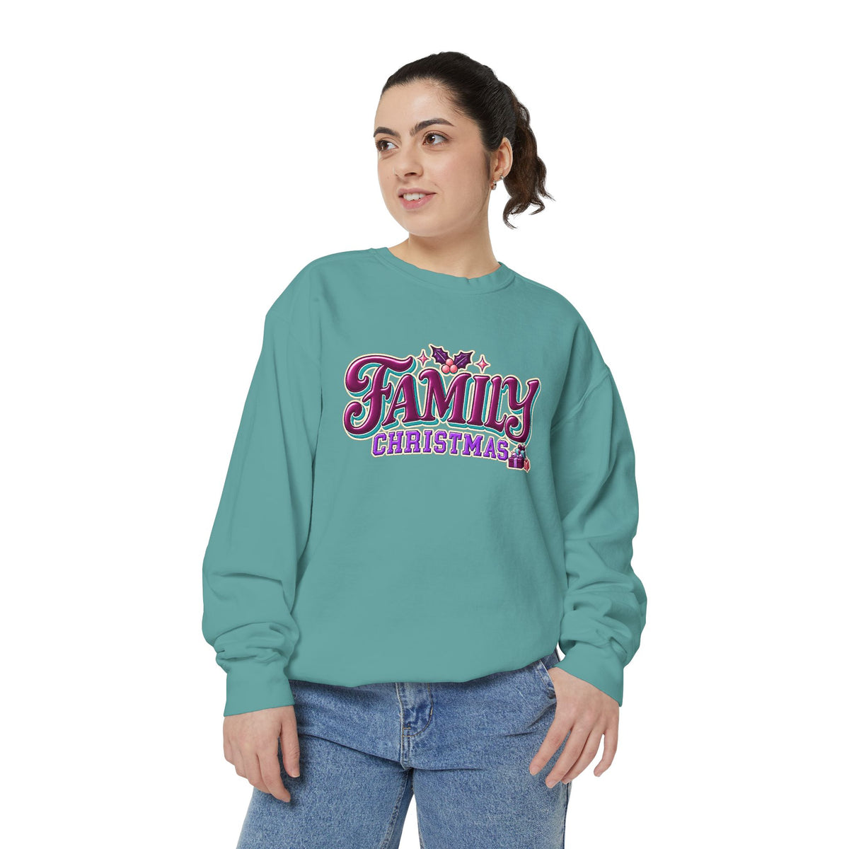 Family Christmas Retro Holiday Sweatshirt