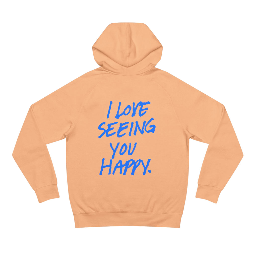 Hi Lovely Human Hoodie — "I Love Seeing You Happy" Cozy Positive Message Hoodie