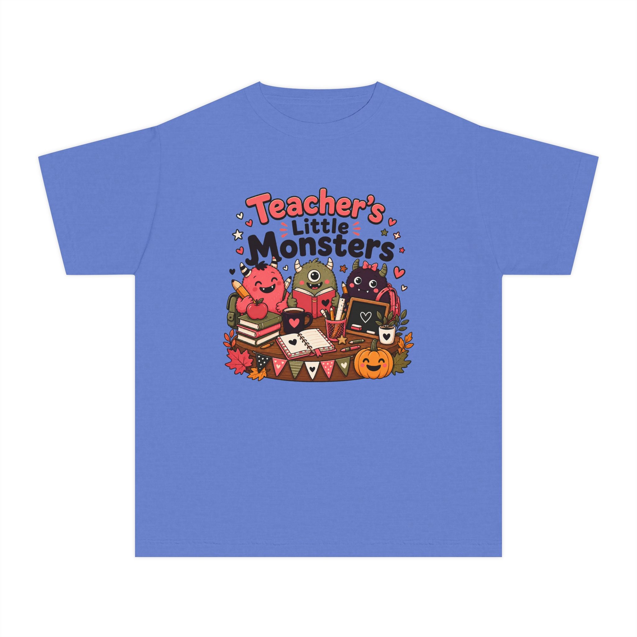 Teacher’s Little Monsters Youth Retro Tee 🍎📚