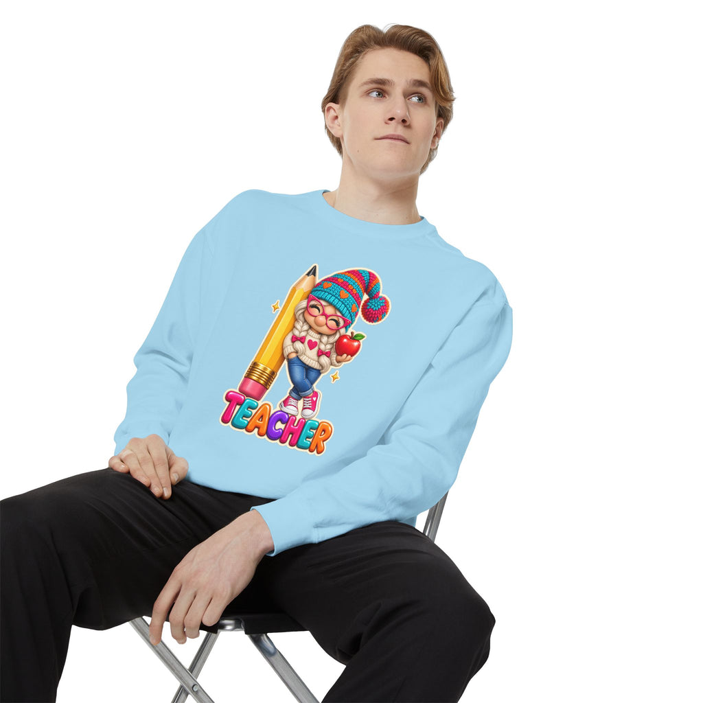 Gnome Teacher Classroom Christmas Holiday Sweatshirt