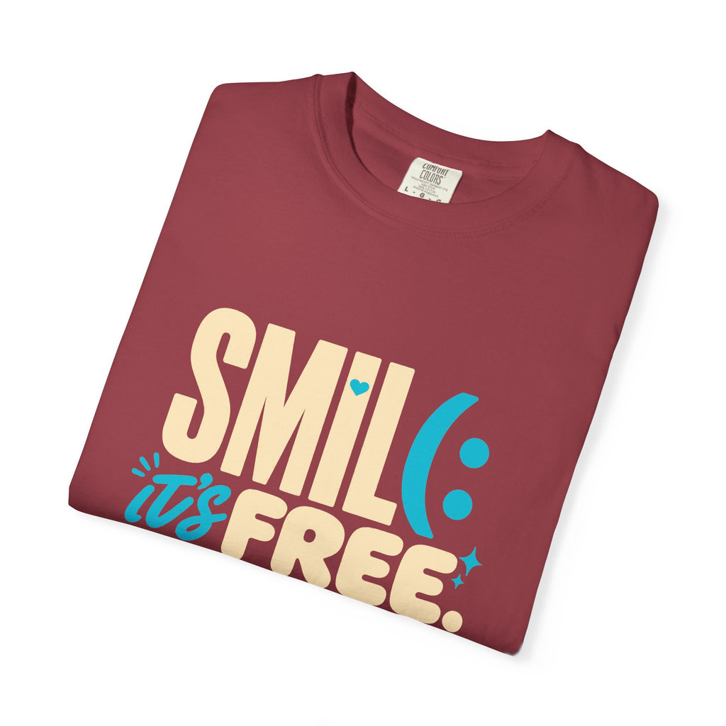 SMIL(: It’s Free Garment-Dyed Graphic Tee
