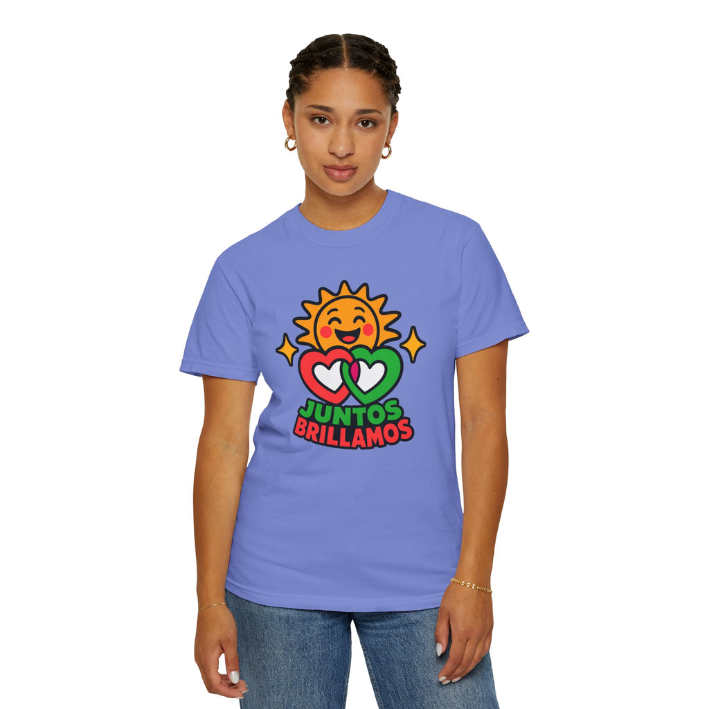 Juntos Brillamos Latino Heritage Heavyweight Tee ☀️❤️