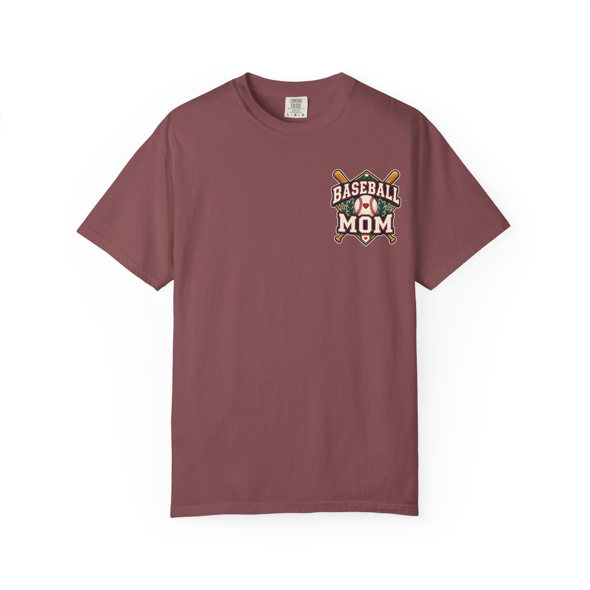 Vintage Baseball Mom Comfort Colors® Front and Back Tee ⚾️
