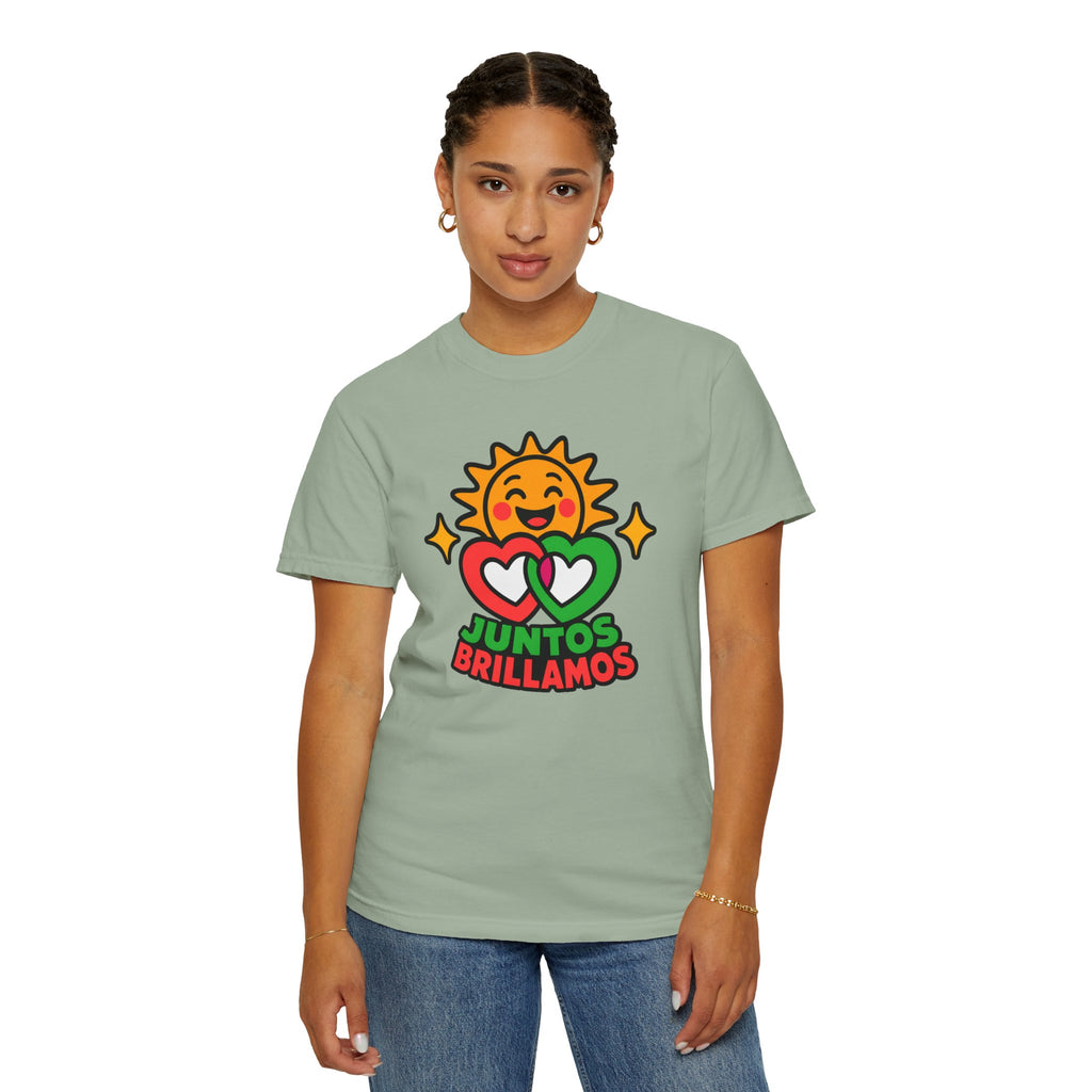 Juntos Brillamos Latino Heritage Heavyweight Tee ☀️❤️