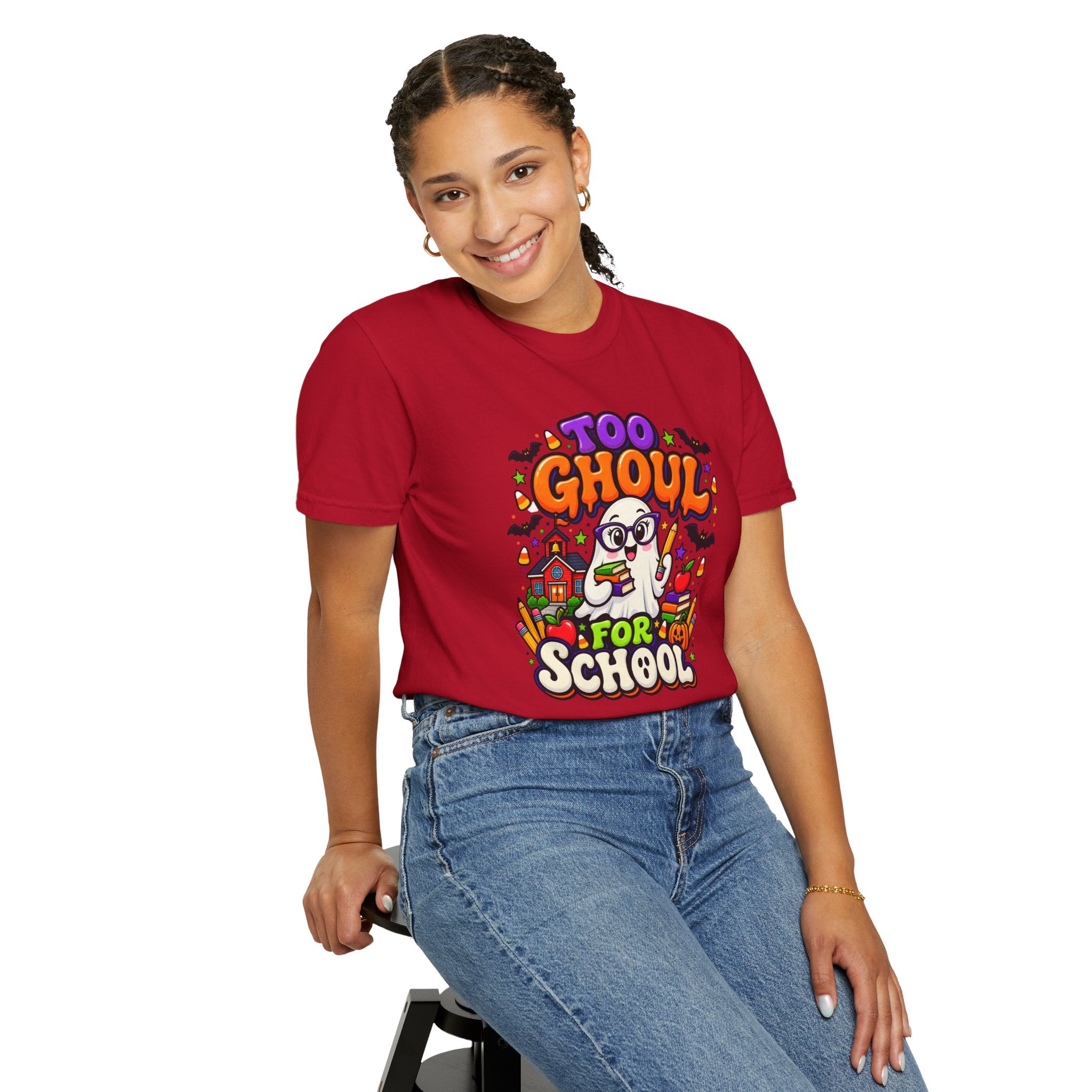 Too Ghoul for School T-Shirt — Cute Halloween Ghost Back-to-School Tee