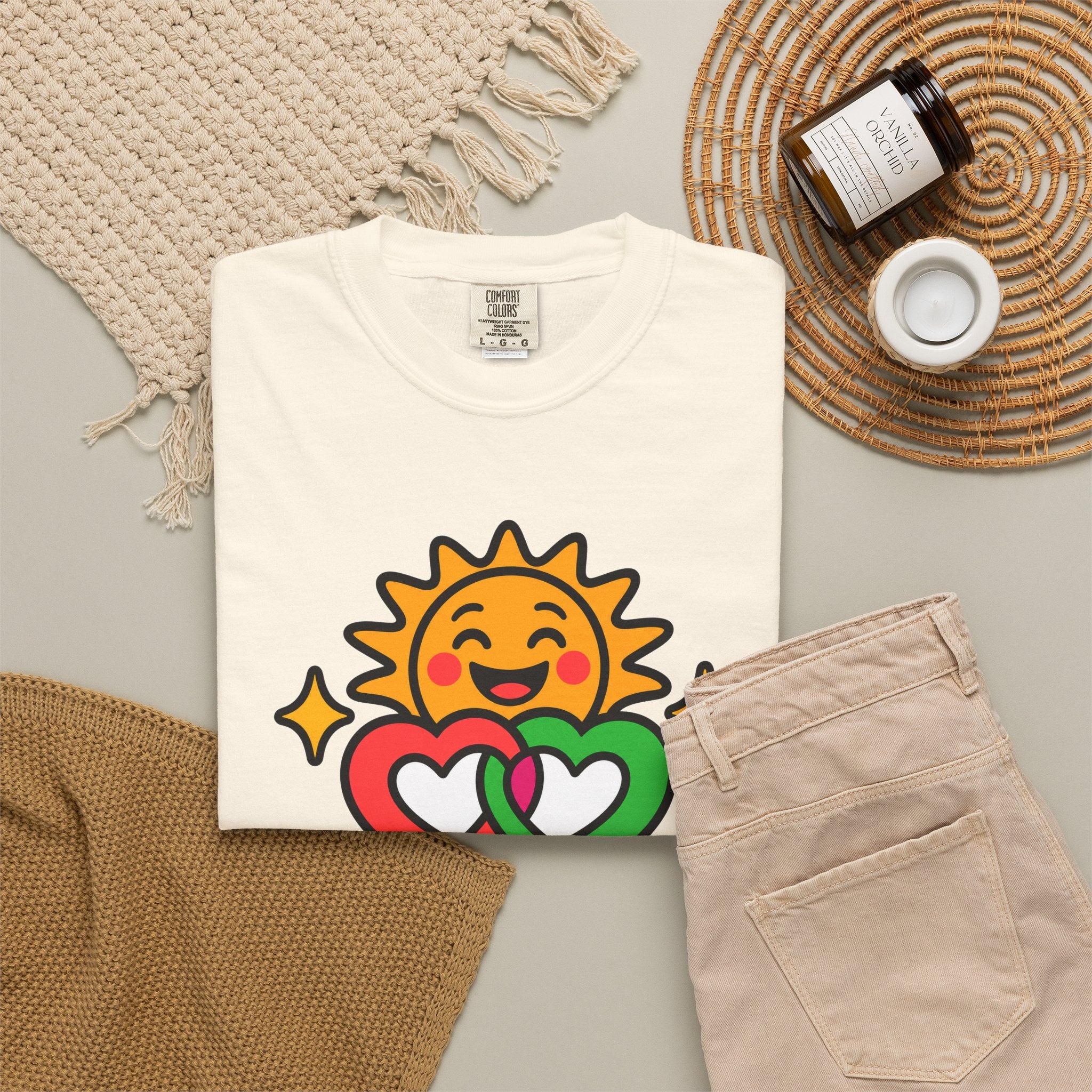 Juntos Brillamos Latino Heritage Heavyweight Tee ☀️❤️