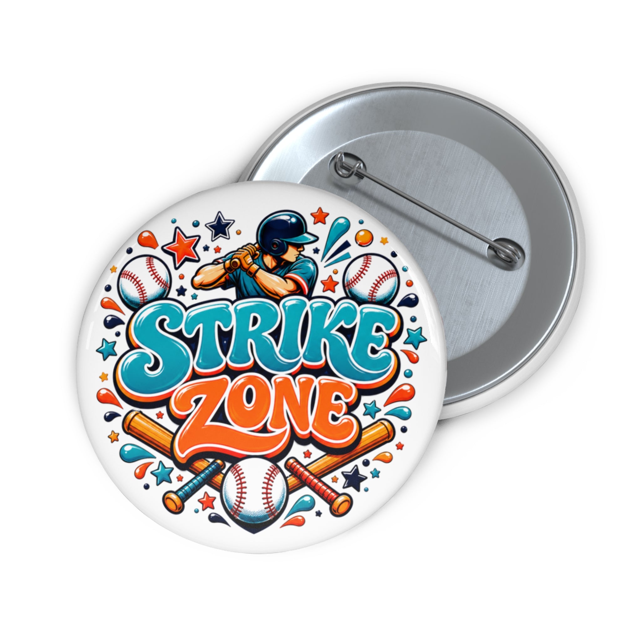 "Strike Zone Baseball" — Team Spirit Pin
