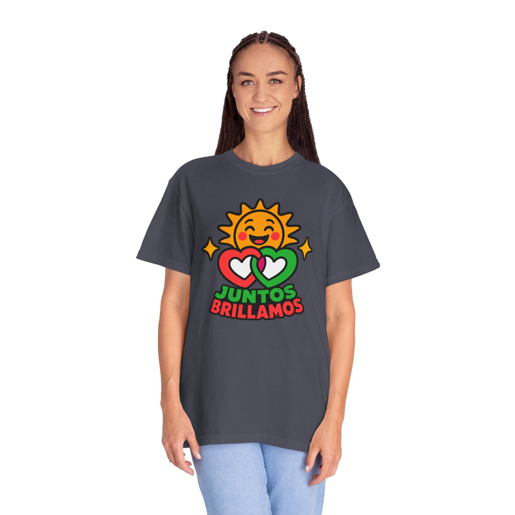 Juntos Brillamos Latino Heritage Heavyweight Tee ☀️❤️